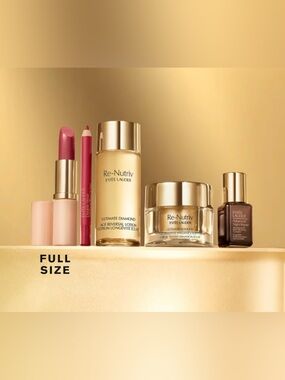 Estée Lauder Re-Nutriv Skincare and Lip Set, Free cosmetic bag ✨